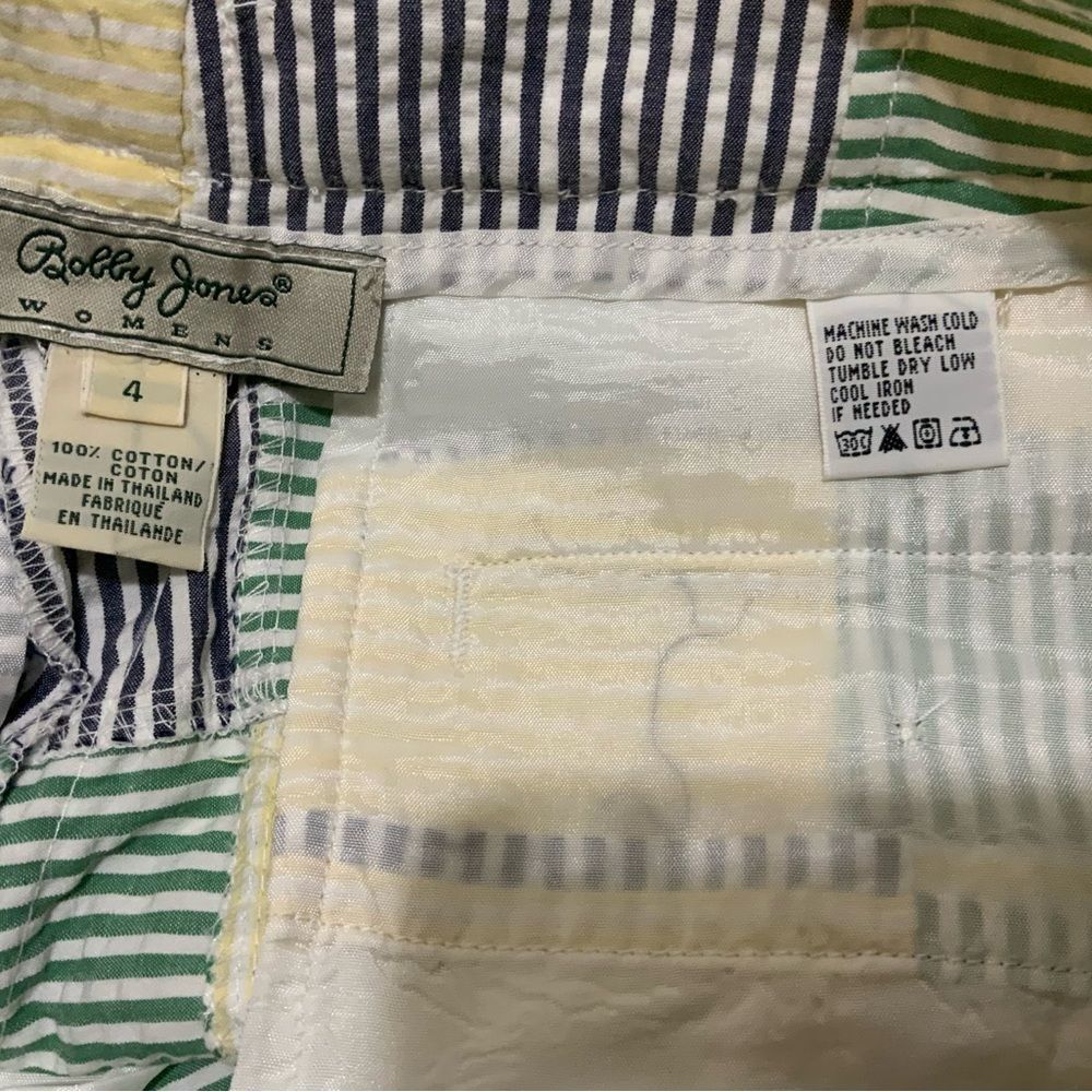 Bobby Jones patchwork multicolor shorts women’s s… - image 6